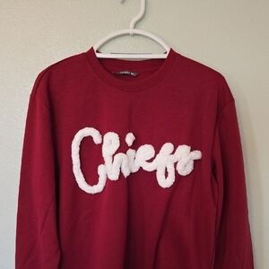 I Love Vango | Maroon Bubble Letter "Chiefs" Sweatshirt Size Medium